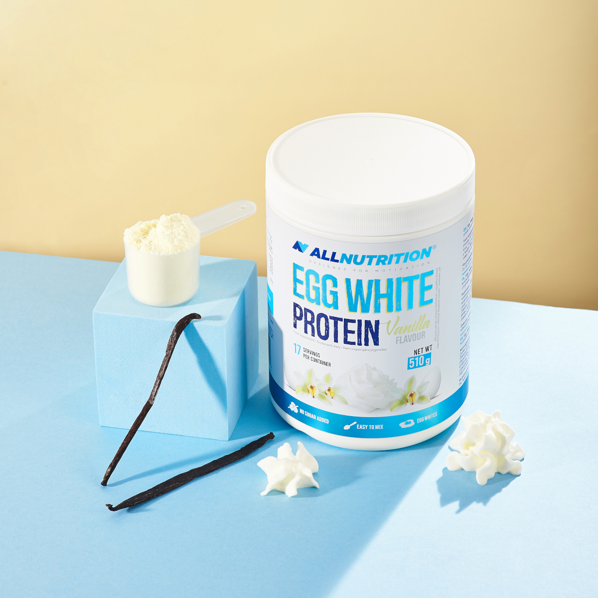 Egg White Protein 510g ALLNUTRITION • 31 € • LOWEST PRICES