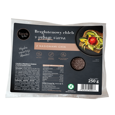 Foods By Ann Gluten-free whole grain bread with chia seeds