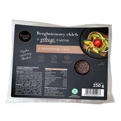 Gluten-free whole grain bread with chia seeds