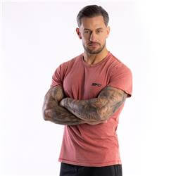 MEN'S T-SHIRT Rubbed Red