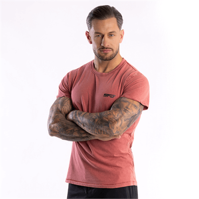SFD WEAR MEN'S T-SHIRT Rubbed Red
