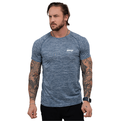 SFD WEAR Male T-SHIRT DRY Blue Melange