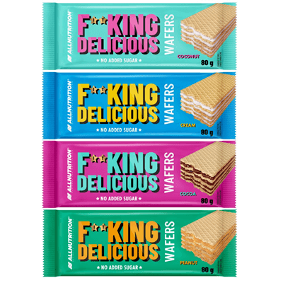 ALLNUTRITION Fitking Delicious Wafers