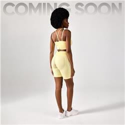 Szorty Push Up V Back Butter Yellow