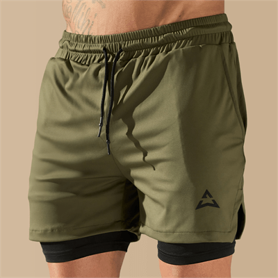Allwear 2-in-1 SHORTS OLIVE