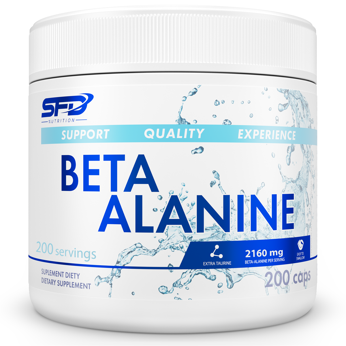 Beta Alanine 200 caps - SFD NUTRITION • 12 € • LOWEST PRICES