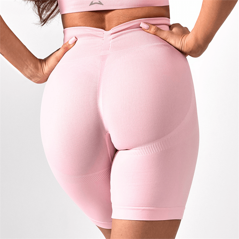 Allwear Szorty Push Up V Back Soft Pink