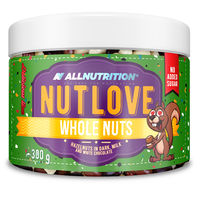 ALLNUTRITION NUTLOVE WHOLENUTS PEANUTS IN WHITE CHOCOLATE