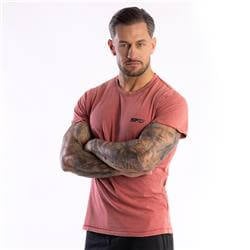 MEN'S T-SHIRT Rubbed Red