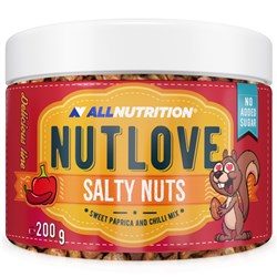 NUTLOVE SALTY NUTS SWEET PEPPER AND CHILI PEPPER