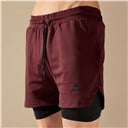 Spodenki 2w1 DARK BURGUNDY (1 szt.)