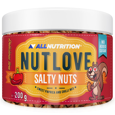 ALLNUTRITION NUTLOVE SALTY NUTS SWEET PEPPER AND CHILI PEPPER