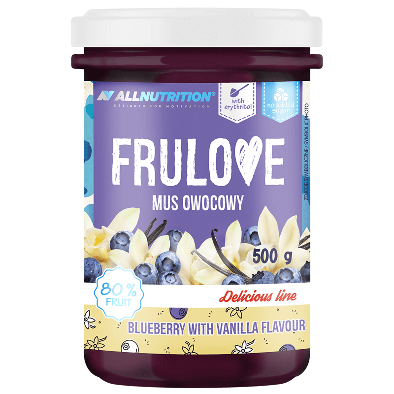 ALLNUTRITION FRULOVE FRUIT MOUSSE BLUEBERRY VANILLA
