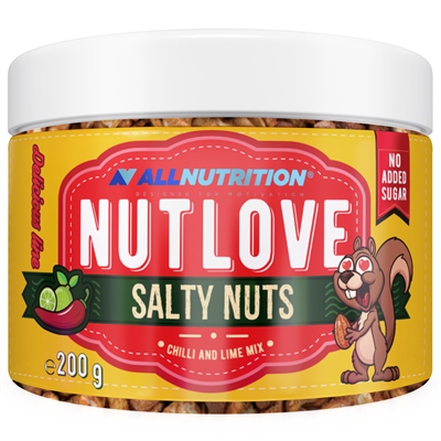 ALLNUTRITION NUTLOVE SALTY NUTS CHILLI PEPPER AND LIME