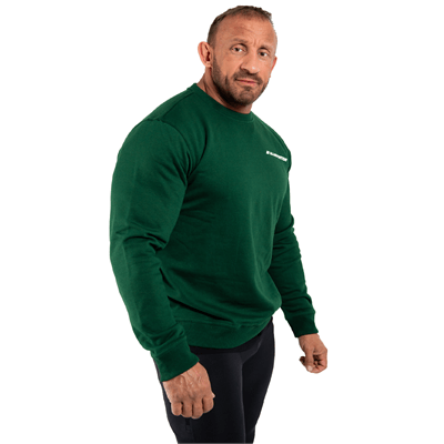 ALLNUTRITION MEN'S SWEATSHIRT GREEN & WHITE