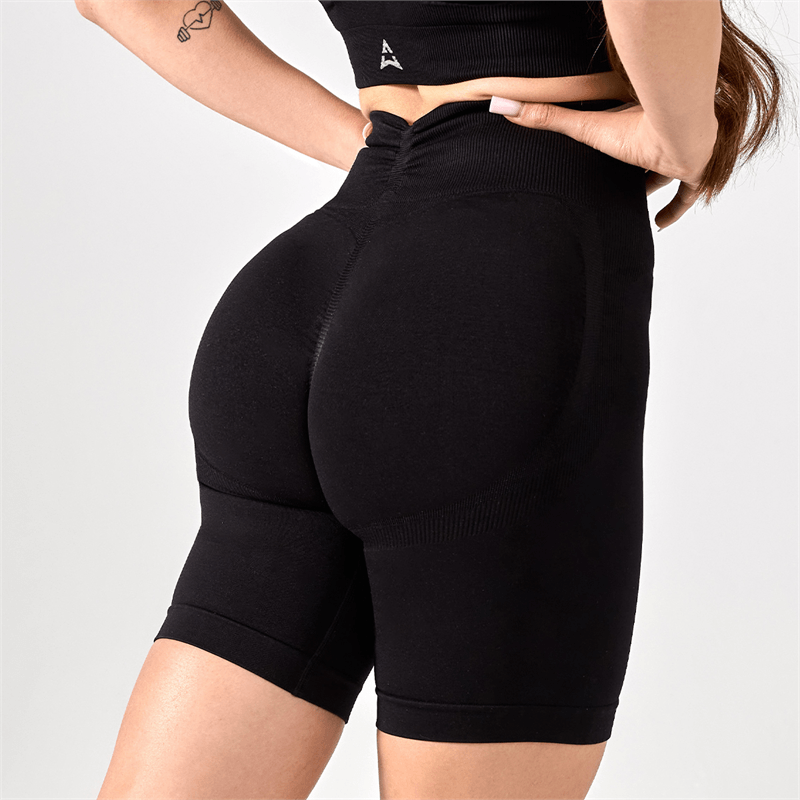 Allwear Szorty Push Up V Back Black