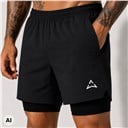 Spodenki Runner 2w1 BLACK (1 szt.)