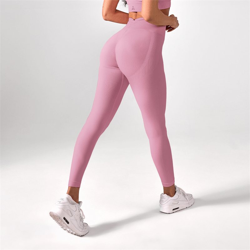 Allwear Legginsy Push Up V Back Powder Pink